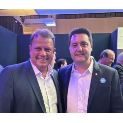 Ratinho Junior declara apoio aos pré-candidatos a prefeito de seu partido